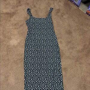 Ardene Black and White Asymmetrical Dress